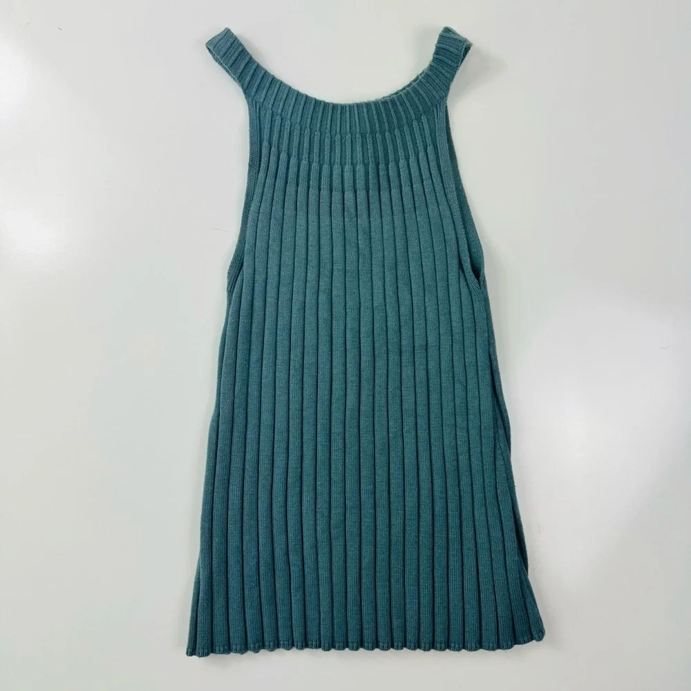 Anthropologie Rue and Willow Ribbed Knit Sweater Tank‎ Small